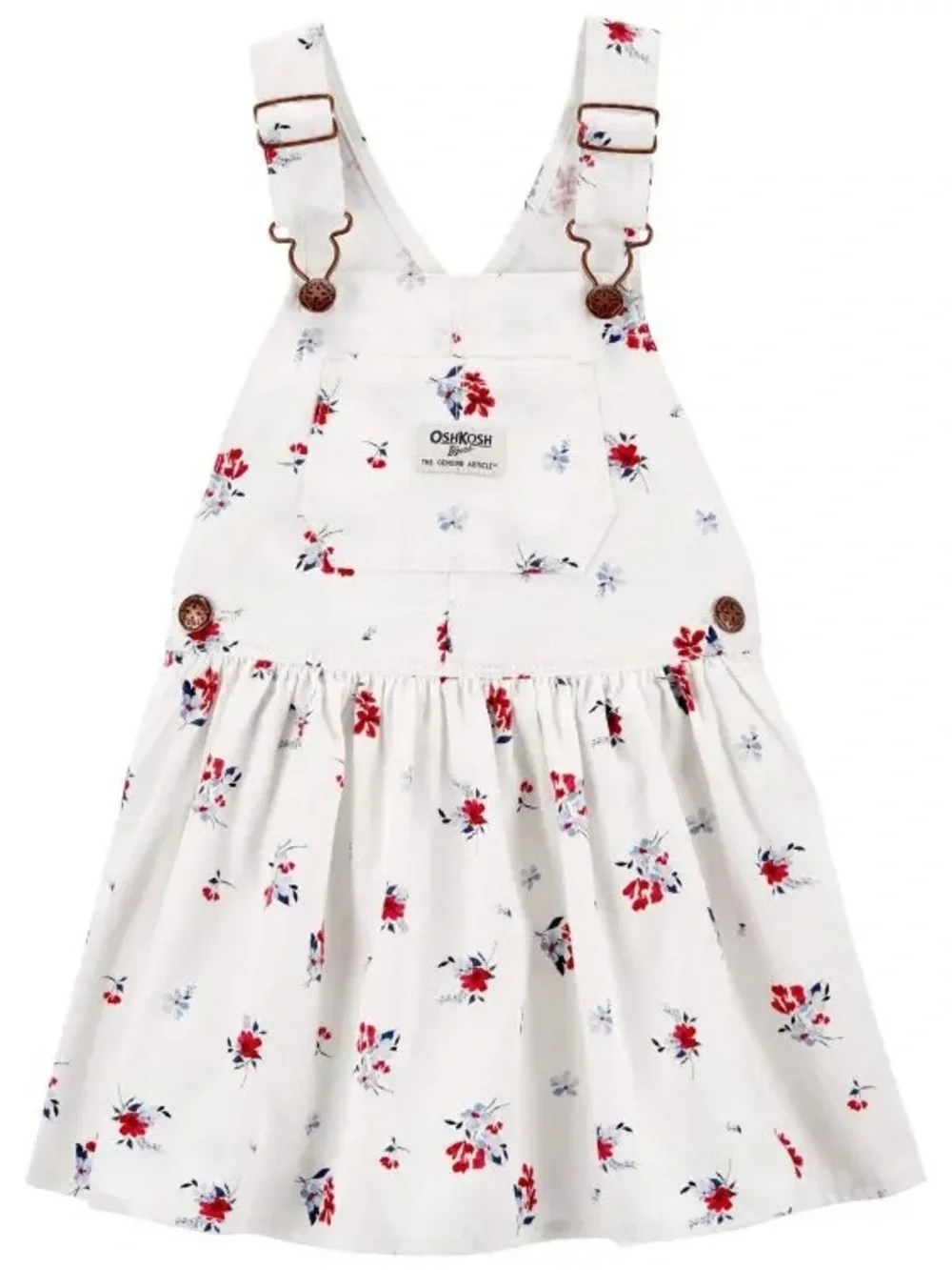 OshKosh B’gosh Floral Overall Dress - Girls 4T‎